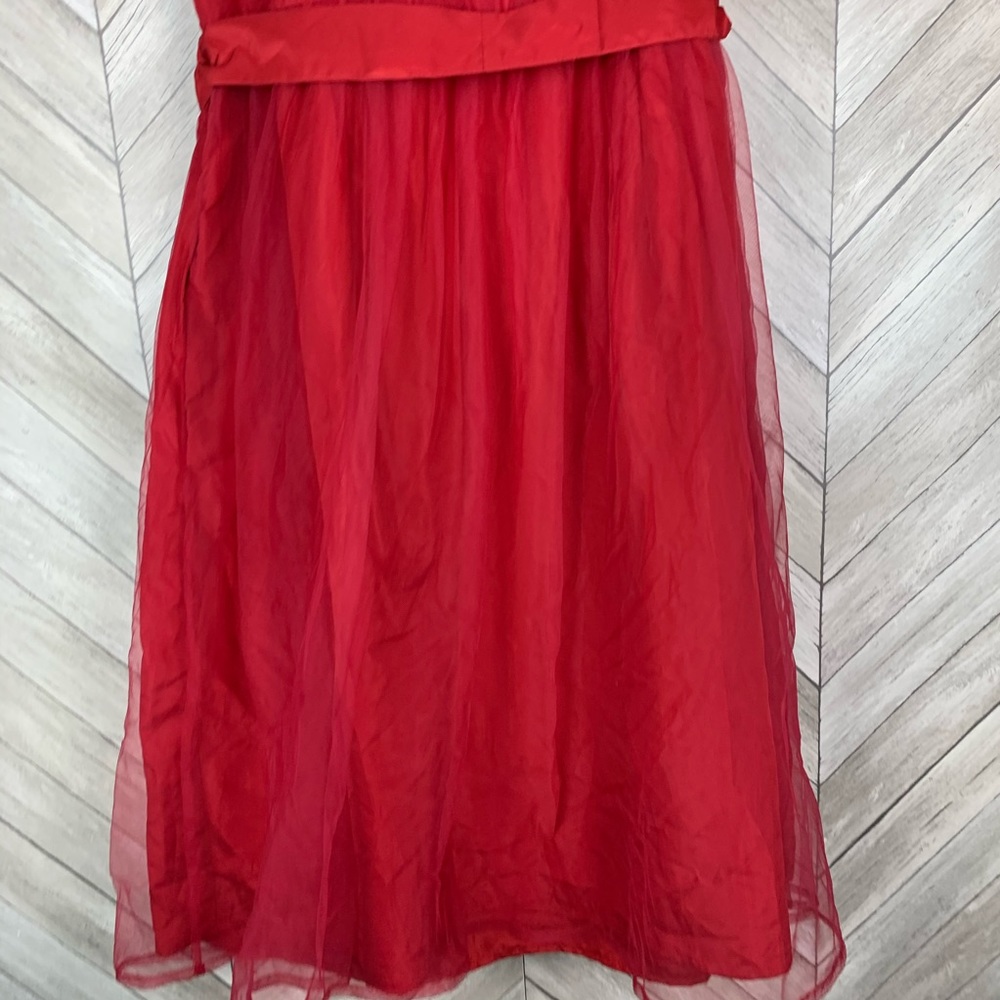 NWT Beautiful eShakti Red dress with belt 2x - Picture 14 of 14